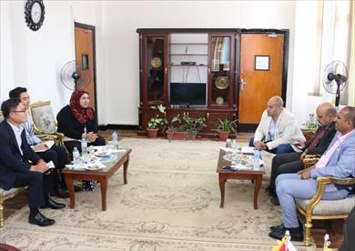 افتتاح الركن الكوري بجامعة أسوان